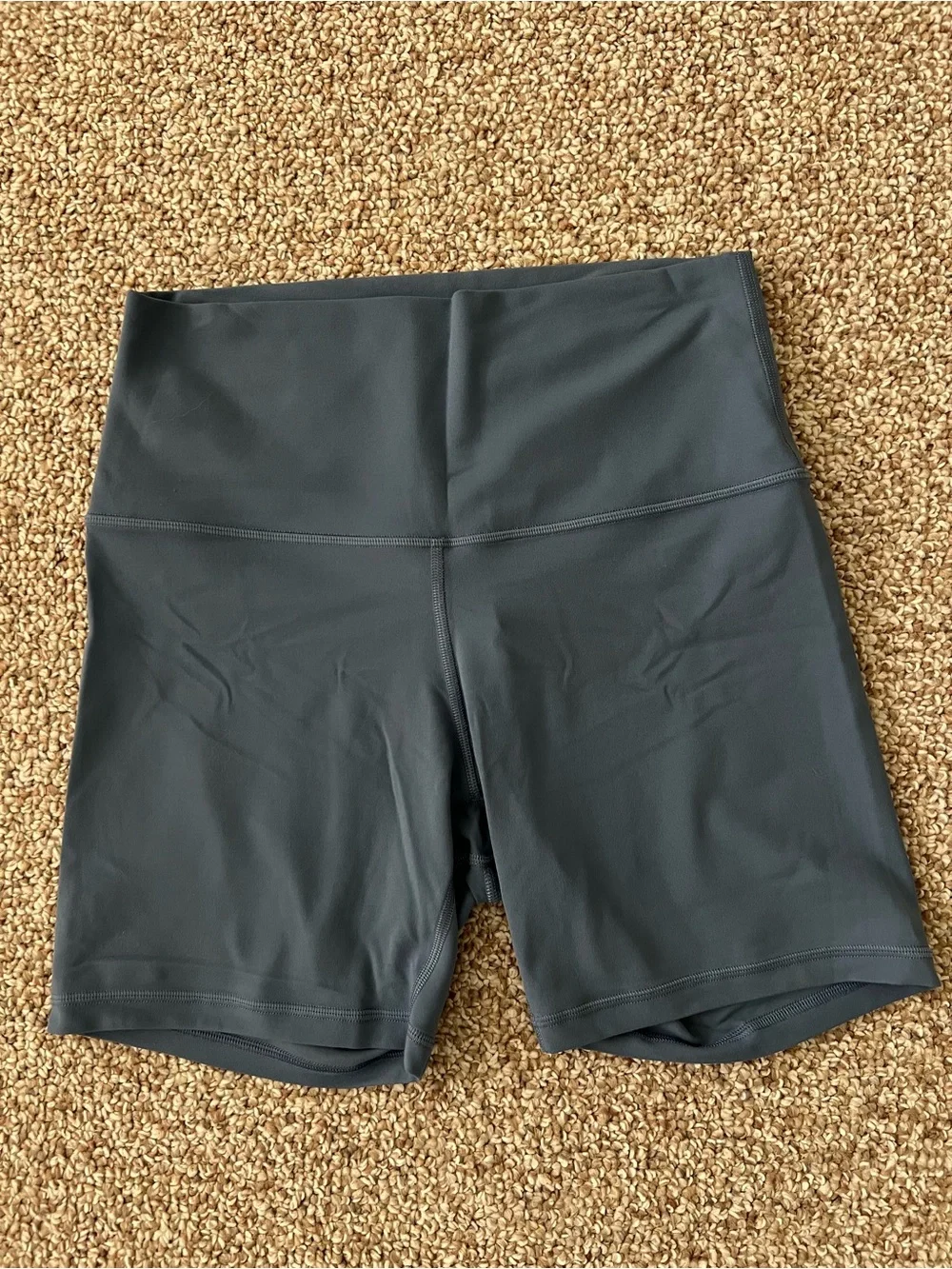 Lululemon Align 6” High-Waist Bike Shorts - Oasis Blue